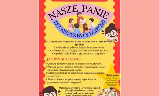 Zdjęcie do Konkurs z okazji Dnia Edukacji Narodowej 