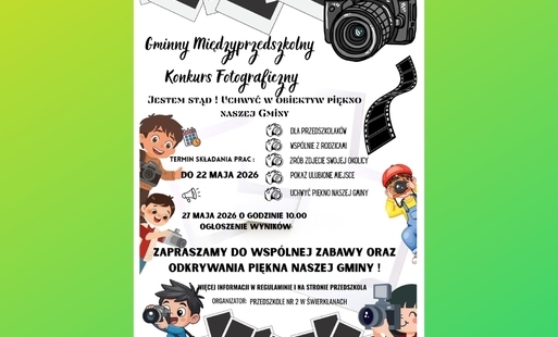 Zdjęcie do Gminny międzyprzedszkolny konkurs fotograficzny 